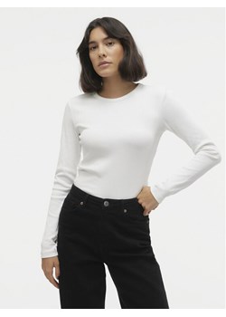 Vero Moda Bluzka Chloe 10306897 Biały Slim Fit ze sklepu MODIVO w kategorii Bluzki damskie - zdjęcie 182657912