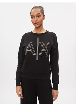 Armani Exchange Bluza 3DYM11 YJEBZ 1200 Czarny Regular Fit ze sklepu MODIVO w kategorii Bluzy damskie - zdjęcie 182657990
