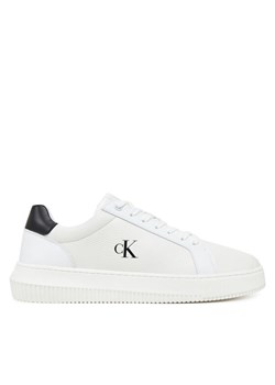 Calvin Klein Jeans Sneakersy Chunky Cupsole Lth Mg Tc YM0YM01198 Biały ze sklepu MODIVO w kategorii Buty sportowe męskie - zdjęcie 182658020