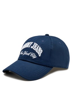 Tommy Jeans Czapka z daszkiem Hot Summer AW0AW15959 Niebieski ze sklepu MODIVO w kategorii Czapki z daszkiem damskie - zdjęcie 182658052