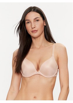 Hunkemöller Biustonosz push-up Transparent Back 131537 Beżowy ze sklepu MODIVO w kategorii Biustonosze - zdjęcie 182658153