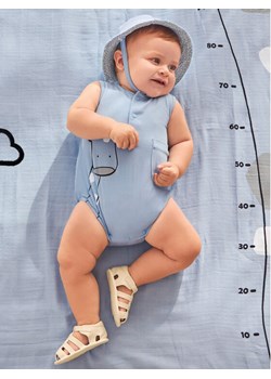 Mayoral Body dziecięce 1617 Błękitny Regular Fit ze sklepu MODIVO w kategorii Body niemowlęce - zdjęcie 182658193