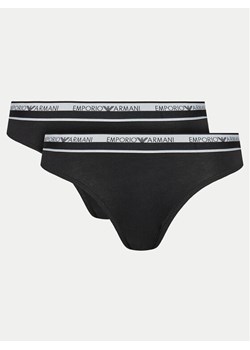 Emporio Armani Underwear Komplet 2 par fig brazylijskich 163334 4R227 00020 Czarny ze sklepu MODIVO w kategorii Majtki damskie - zdjęcie 182658262