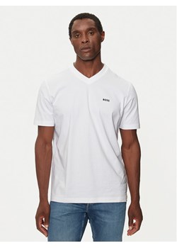 Boss T-Shirt Tee V 50506347 Biały Regular Fit ze sklepu MODIVO w kategorii T-shirty męskie - zdjęcie 182658283