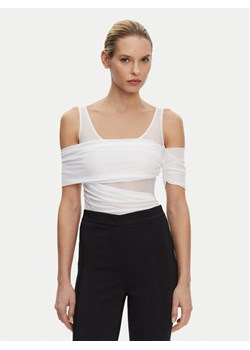 PINKO Body Bella 104832 A2H1 Biały Regular Fit ze sklepu MODIVO w kategorii Bluzki damskie - zdjęcie 182658711