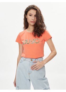 Liu Jo T-Shirt VA4105 JS003 Pomarańczowy Regular Fit ze sklepu MODIVO w kategorii Bluzki damskie - zdjęcie 182658770