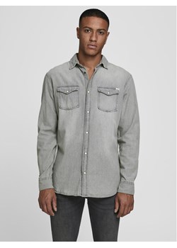 Jack&Jones Koszula Sheridan 12138115 Szary Slim Fit ze sklepu MODIVO w kategorii Koszule męskie - zdjęcie 182659000