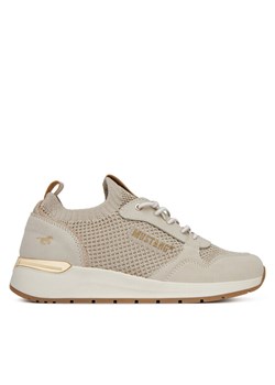 Mustang Sneakersy 1487-301 Beżowy ze sklepu MODIVO w kategorii Buty sportowe damskie - zdjęcie 182659033