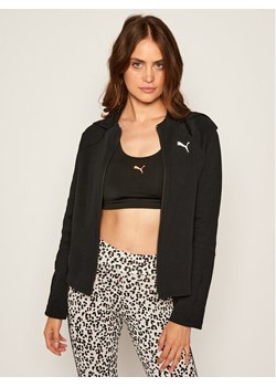 Puma Bluza Evostripe Full-Zip Hoodie 583532 Czarny Regular Fit ze sklepu MODIVO w kategorii Bluzy damskie - zdjęcie 182659150