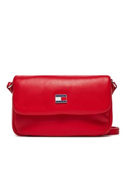 Tommy Jeans Torebka Tjw Pillow Flap Crossover AW0AW16978 Czerwony ze sklepu MODIVO w kategorii Listonoszki - zdjęcie 182659152