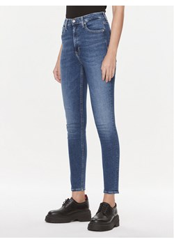Calvin Klein Jeans Jeansy J20J222140 Granatowy Skinny Fit ze sklepu MODIVO w kategorii Jeansy damskie - zdjęcie 182659202