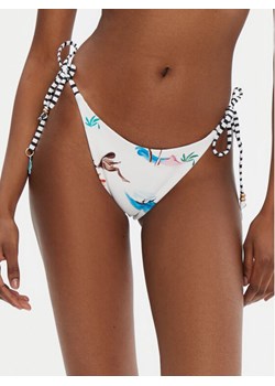Seafolly Dół od bikini Isla Palm 40706-216 Biały ze sklepu MODIVO w kategorii Stroje kąpielowe - zdjęcie 182659231