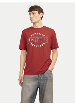Jack&Jones T-Shirt Logo 12254862 Czerwony Standard Fit ze sklepu MODIVO w kategorii T-shirty męskie - zdjęcie 182659271
