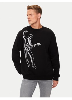 KARL LAGERFELD Bluza 705447 544908 Czarny Regular Fit ze sklepu MODIVO w kategorii Bluzy męskie - zdjęcie 182659314