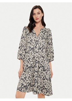 Karen by Simonsen Sukienka codzienna Nikole 10104917 Beżowy Relaxed Fit ze sklepu MODIVO w kategorii Sukienki - zdjęcie 182659344