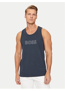 Boss Tank top Beach 50491711 Granatowy Regular Fit ze sklepu MODIVO w kategorii T-shirty męskie - zdjęcie 182659361