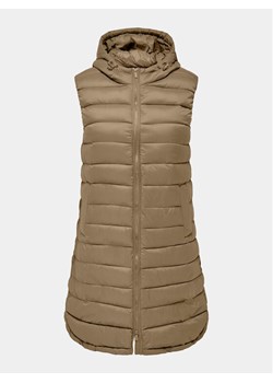 ONLY Carmakoma Bezrękawnik Melody 15295929 Brązowy Regular Fit - id: 0000303335762 - marki ONLY - 182659363 ONLY Carmakoma Bezrękawnik Melody 15295929 Brązowy Regular Fit ze sklepu MODIVO w kategorii Kamizelki damskie - zdjęcie 182659363