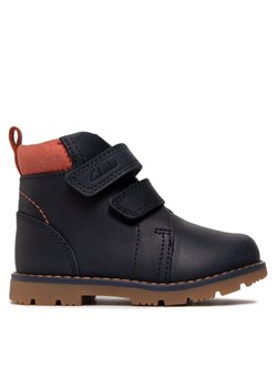 Clarks Trzewiki Heath Strap T 261692667 Granatowy ze sklepu MODIVO w kategorii Buty zimowe dziecięce - zdjęcie 182659410