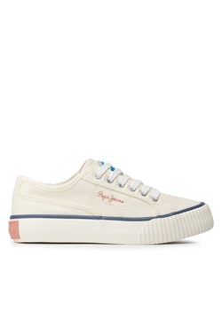 Pepe Jeans Tenisówki Ottis Platform Girl Biały - id: 0000300290927 - marki Pepe Jeans - 182659520 Pepe Jeans Tenisówki Ottis Platform Girl Biały ze sklepu MODIVO w kategorii Trampki dziecięce - zdjęcie 182659520