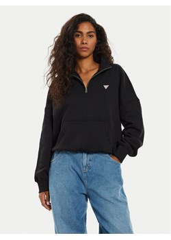 Guess Bluza W4BQ15 KC811 Czarny Relaxed Fit ze sklepu MODIVO w kategorii Bluzy damskie - zdjęcie 182659622