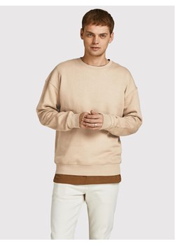 Jack&Jones Bluza Star 12208182 Beżowy Regular Fit ze sklepu MODIVO w kategorii Bluzy męskie - zdjęcie 182659680