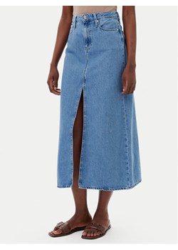 Calvin Klein Jeans Spódnica jeansowa J20J225192 Niebieski Regular Fit ze sklepu MODIVO w kategorii Spódnice - zdjęcie 182659702