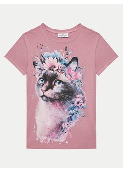 Coccodrillo T-Shirt WC5143217VGA Różowy Regular Fit ze sklepu MODIVO w kategorii Bluzki dziewczęce - zdjęcie 182659703