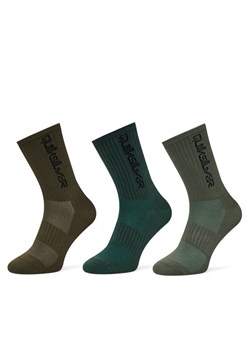 Quiksilver Skarpety AS_QUIKSILVER_100W_SS25 (3-PACK) Khaki ze sklepu MODIVO w kategorii Skarpetki męskie - zdjęcie 182659732