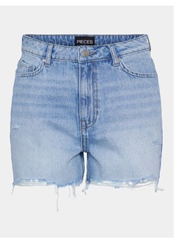 Pieces Szorty jeansowe Summer 17146747 Niebieski Regular Fit ze sklepu MODIVO w kategorii Szorty - zdjęcie 182659753