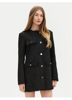 Guess Płaszcz przejściowy W5RL20 WGVS2 Czarny Regular Fit ze sklepu MODIVO w kategorii Płaszcze damskie - zdjęcie 182659780