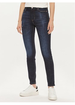 Guess Jeansy W4YA46 D4H18 Granatowy Skinny Fit ze sklepu MODIVO w kategorii Jeansy damskie - zdjęcie 182659820