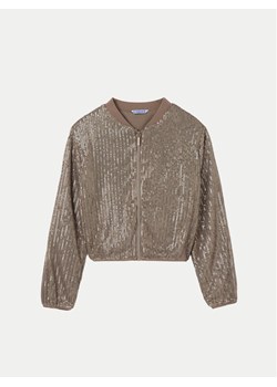 Mayoral Kurtka bomber 7474 Brązowy Regular Fit ze sklepu MODIVO w kategorii Kurtki dziewczęce - zdjęcie 182659913