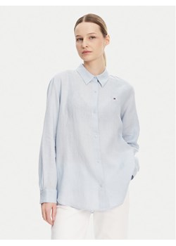 Tommy Hilfiger Koszula WW0WW44679 Błękitny Regular Fit ze sklepu MODIVO w kategorii Koszule damskie - zdjęcie 182659952