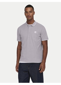 Only & Sons Polo Fletcher 22024827 Fioletowy Regular Fit ze sklepu MODIVO w kategorii T-shirty męskie - zdjęcie 182659962