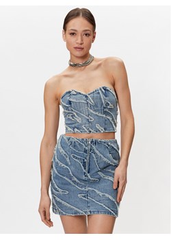 Gestuz Top Larisa 10906883 Niebieski Slim Fit ze sklepu MODIVO w kategorii Bluzki damskie - zdjęcie 182660054