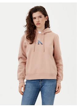 Calvin Klein Jeans Bluza Gradient J20J224721 Pomarańczowy Regular Fit ze sklepu MODIVO w kategorii Bluzy damskie - zdjęcie 182660103
