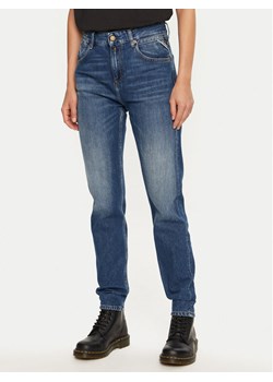 REPLAY Jeansy WA416 .000.802 763 Niebieski Boy Fit ze sklepu MODIVO w kategorii Jeansy damskie - zdjęcie 182660132