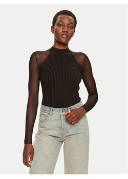 Hugo Sweter Stassi 50518325 Czarny Slim Fit ze sklepu MODIVO w kategorii Swetry damskie - zdjęcie 182660193