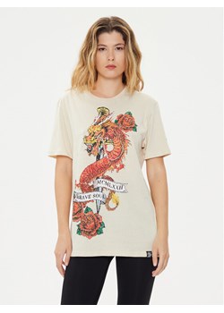 Brave Soul T-Shirt MTS-149LENNON Écru Straight Fit ze sklepu MODIVO w kategorii Bluzki damskie - zdjęcie 182660223