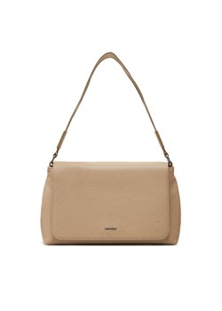 Calvin Klein Torebka Ck Must Satchel_Mono K60K613181 Beżowy ze sklepu MODIVO w kategorii Torebki damskie - zdjęcie 182660233
