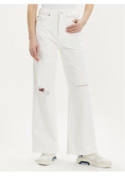 Tommy Jeans Jeansy Claire DW0DW18322 Biały Wide Leg ze sklepu MODIVO w kategorii Jeansy damskie - zdjęcie 182660282