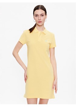 Polo Ralph Lauren Sukienka codzienna 211799490010 Żółty Regular Fit ze sklepu MODIVO w kategorii Sukienki - zdjęcie 182660441