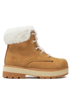 Skechers Trapery Street Glitz 310952L Brązowy ze sklepu MODIVO w kategorii Buty zimowe dziecięce - zdjęcie 182660493