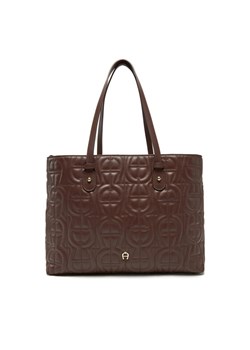 Aigner Torebka 137074 Brązowy ze sklepu MODIVO w kategorii Torby Shopper bag - zdjęcie 182660541