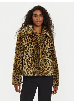 Guess Futro Cecile W4BL3B WGSR0 Brązowy Regular Fit ze sklepu MODIVO w kategorii Futra damskie - zdjęcie 182660554