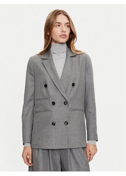 Haveone Marynarka JVI-M032 Szary Regular Fit ze sklepu MODIVO w kategorii Marynarki damskie - zdjęcie 182660624