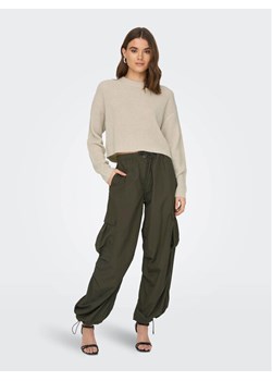 ONLY Sweter Malavi 15284453 Beżowy Regular Fit ze sklepu MODIVO w kategorii Swetry damskie - zdjęcie 182660673