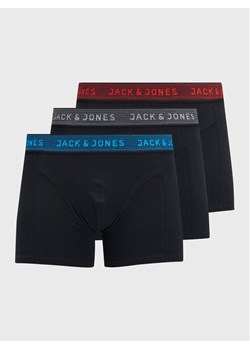 Jack&Jones Komplet 3 par bokserek Waistband 12127816 Czarny - id: 0000209732283 - marki Jack & Jones - 182660864 Jack&Jones Komplet 3 par bokserek Waistband 12127816 Czarny ze sklepu MODIVO w kategorii Majtki męskie - zdjęcie 182660864