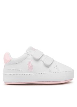 Polo Ralph Lauren Sneakersy Heritage Court Ii Ez Layette RL100733 Biały ze sklepu MODIVO w kategorii Buciki niemowlęce - zdjęcie 182660922
