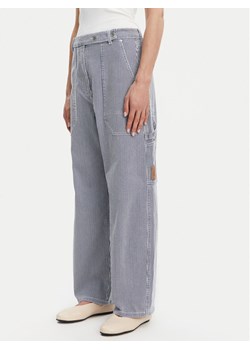 Munthe Jeansy Fancie 251141425106 Granatowy Wide Leg ze sklepu MODIVO w kategorii Jeansy damskie - zdjęcie 182661140